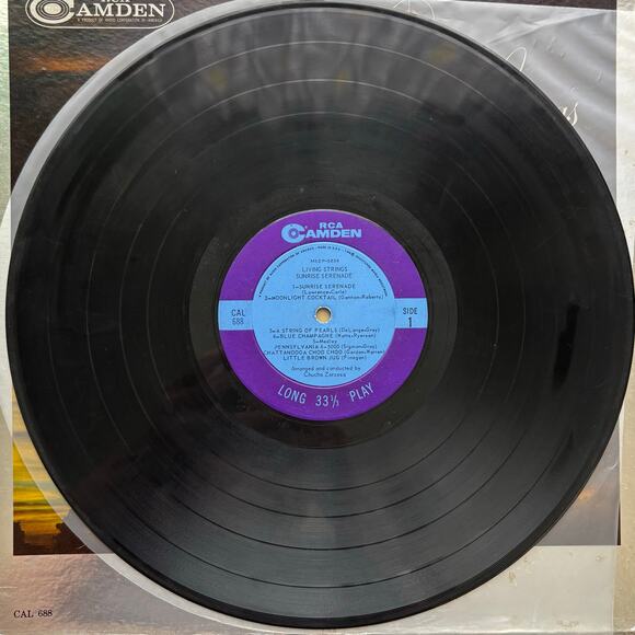 Vintage 1962 Living Strings Sunrise Serenade Vinyl Record RCA Camden Records - Picture 4 of 10